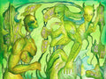Aquarelle verte